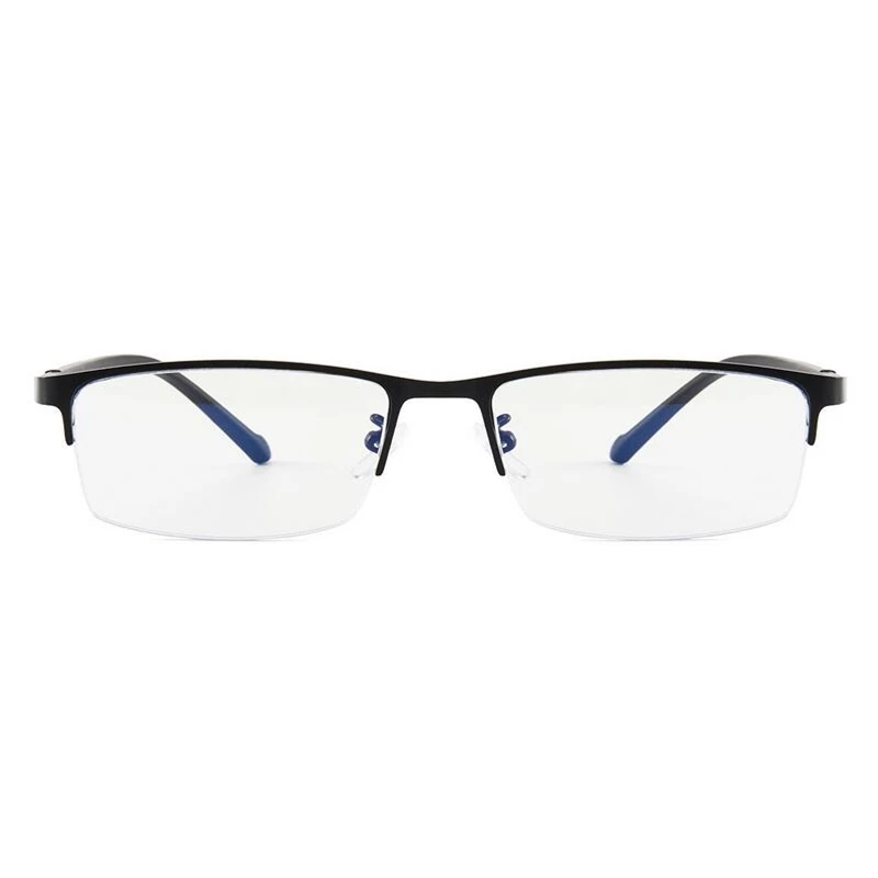 0 -1.0 -1.5 -2.0 -2.5 -3.0 -3.5 -4.0 Blue Light Blocking Square Myopia Glasses Finished Half Frame Prescription Myopes Lunettes