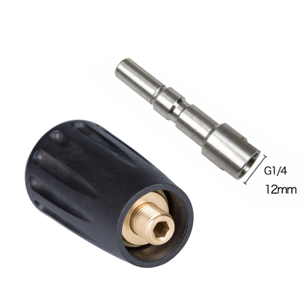 Car washer Male G1/4 Snow Foam Cannon Sand Blsating Hose Metal Quick Connector for Nilfisk Quick Release Set