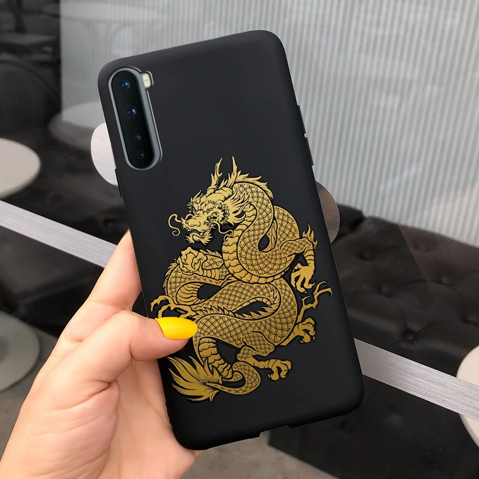 For Oneplus Nord Case Soft Silicone Unique Animals Dragon Back Cover For One Plus Nord 1+Nord Phone Cases Bumper Shockproof Capa