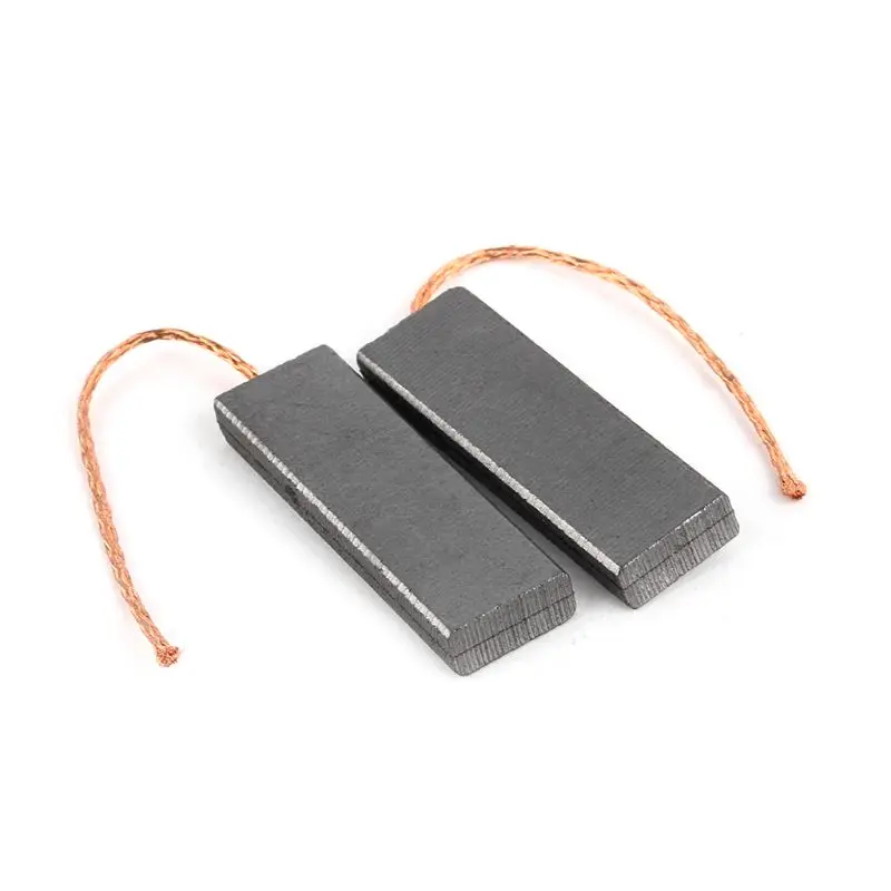 2 pezzi nuove spazzole di carbone spazzole di carbone motore durevole per lavatrice a tamburo Siemens 5x13.5x40mm