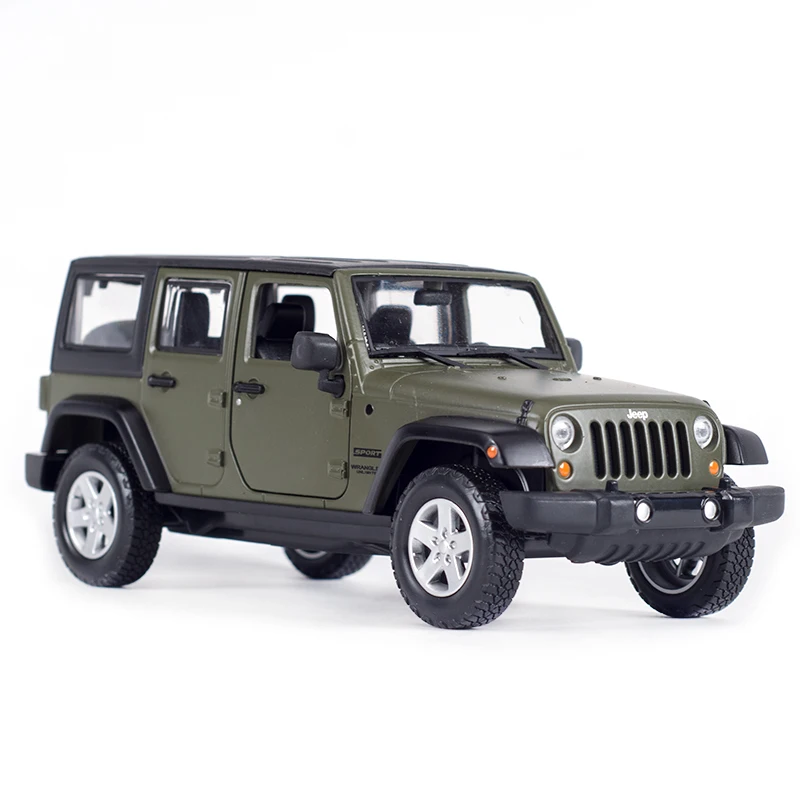 Maisto 1:24 2015 Jeep Wrangler Unlimited Off-road Vehicle Static Simulation Diecast Alloy Model Car