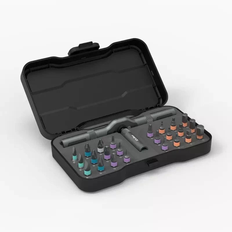 Duka AtuMan RS1 24 in1 لتقوم بها بنفسك مجموعة أدوات صندوق الأدوات الميكانيكية صندوق مفتاح البراغي المقبس مفك السقاطة مجموعة مفاتيح الربط