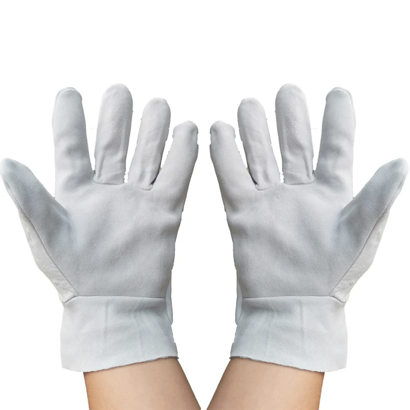 New Men's Leather Gloves Repair And Transportation Wear-resistant And Comfortable Outdoor Labor Insurance Work Gloves