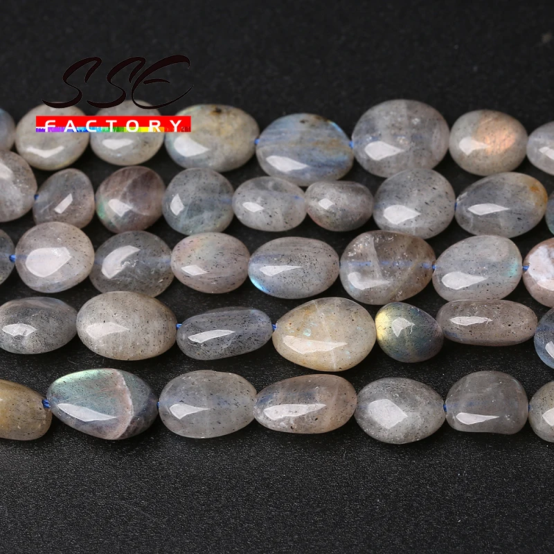 Natural Stone Beads 6-8mm Irregular Labradorite Stone Beads Loose Spacer Beads For Jewelry Making DIY Bracelet Necklace 15inches