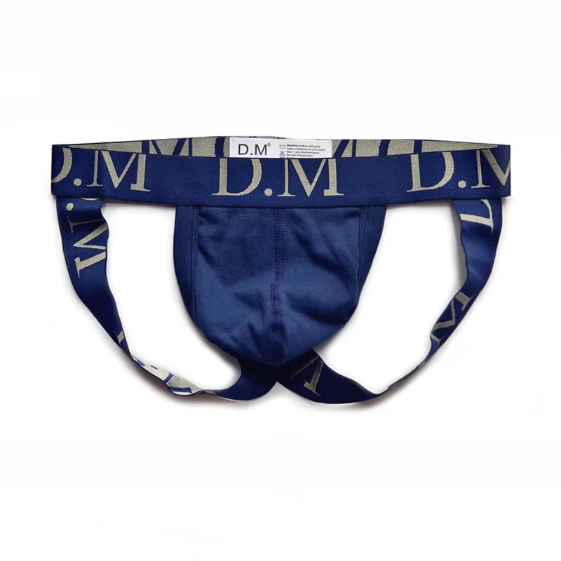 Men\'s Underpants Male Underwear Gay Low-Rise Jockstrap Men\'s Thongs Solid Tanga Hombre Men\'s Sexy Underpants Cotton Underwear
