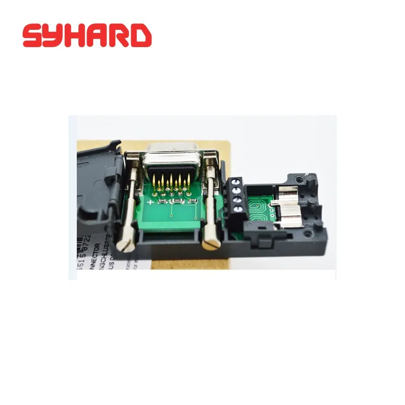 Compatível com conector Siemens DP Conector de ônibus Profibus 90 graus 6ES7972-0BA12-0XA0
