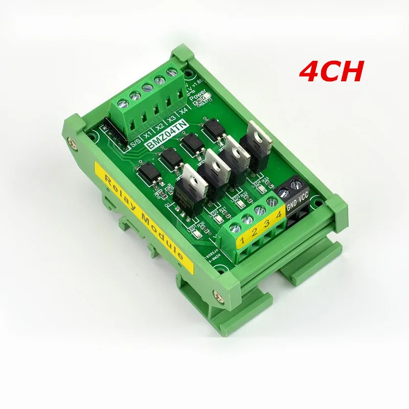 4-32 Channels IO Card PLC Signal Amplifier Board  PNP NPN Conversion Input Optocoupler Isolation Transistor tigger voltage 24V