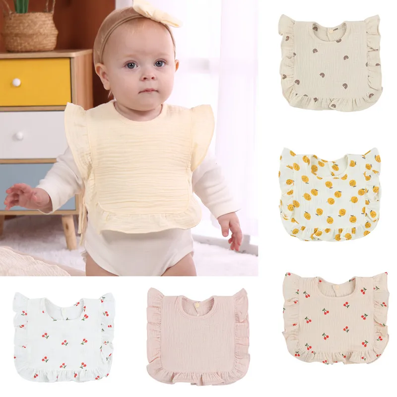 1 Pc Baby Speeksel Handdoek Absorberende Baby Burp Doek Modieuze Effen Kleur Voeden Slabbers Pasgeboren Accessoires