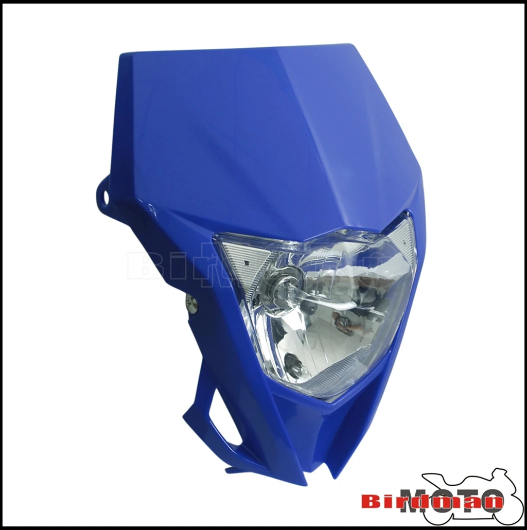 12V 35W Motocross Enduro Supermoto Dirt Bike Headlight Head Light For Yamaha WR250F WR450F WRF450 YZ450F KAWASAKI KLX KX Suzuki