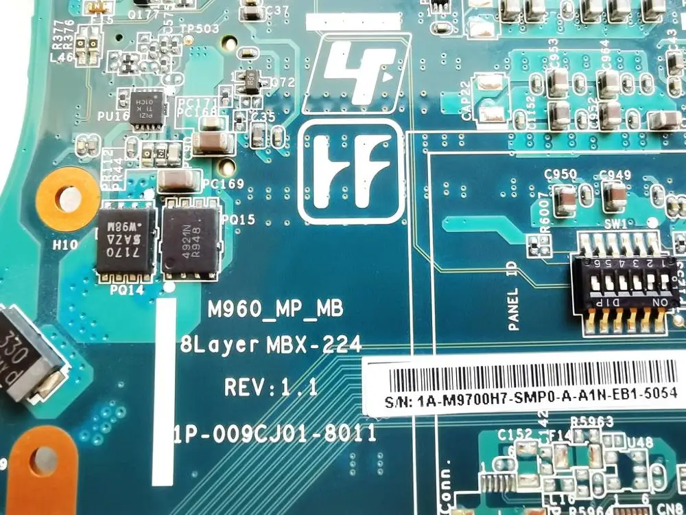 Asli untuk SONY MBX-224 Motherboard Laptop MBX-224 HD5650M 1GB M960 REV 1.1 A1771575A Diuji Baik Gratis Pengiriman