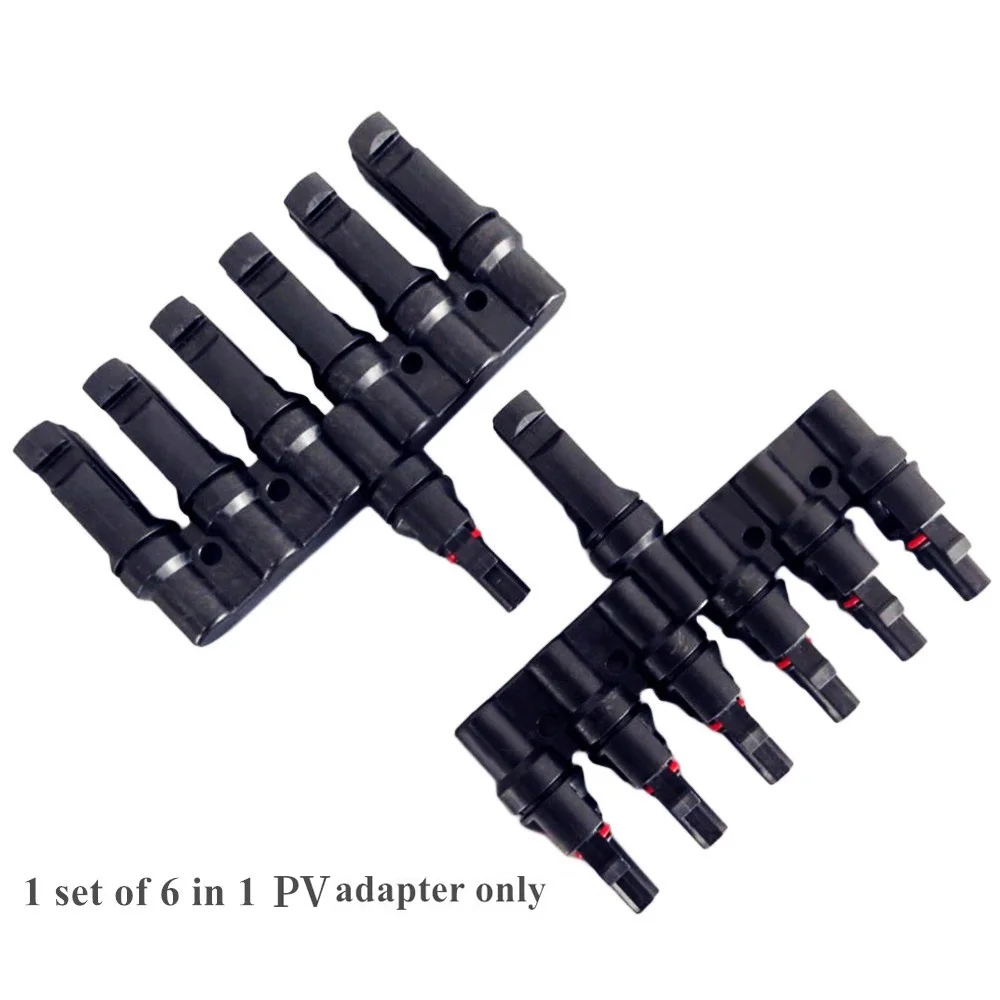 Solar Panel Adapter 2 in 1/3 in1/4 in1/5 in1/6 in1 Connector Cable Splitter Male and female adapter for in parallel connecting