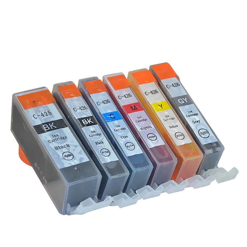 5PK untuk Canon PGI425 PGI-425 CLI-426 Kompatibel Tinta untuk Canon PIXMA IP4840/IP4940/IX6540/MG5140/5240 Printer