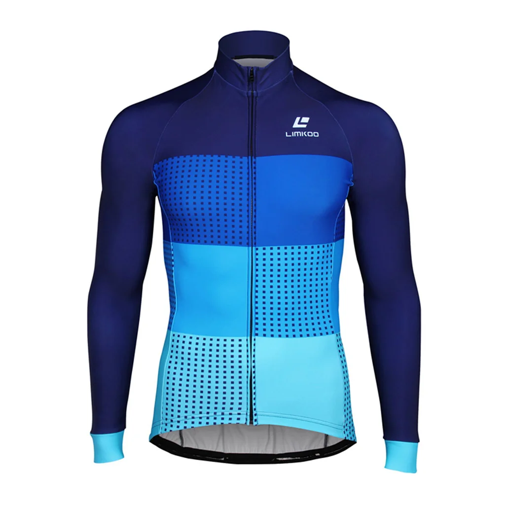 LIMKOO Performance Apparel Cycling Jackets Pro Team Long Sleeve Winter Thermal Fleece Jerseys Maillot Ciclismo Hombre Invierno