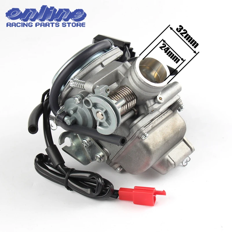 PD24J 24mm carb Electric Carburetor for Gy6 100cc 125cc 150cc 200cc Engine motorcycle ATV Go Kart Moped and Scooter dirrt bike