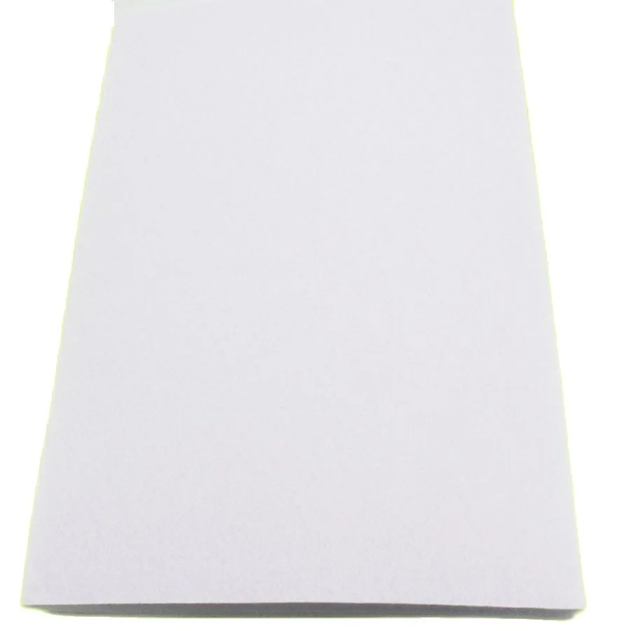 30 Pcs /Lot 20*30CM White Felt Fabric For DIY Sewing Craft Polyester Cloth 1 mm Thickness