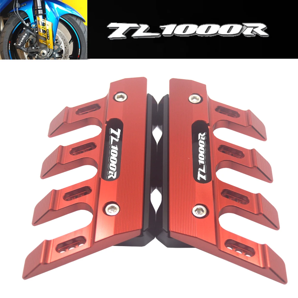 

FoR TL1000R TL 1000R Universal Motorcycle Mudguard Side Protection Mount Shock Absorber Front Fender Cover Anti-fall Slider