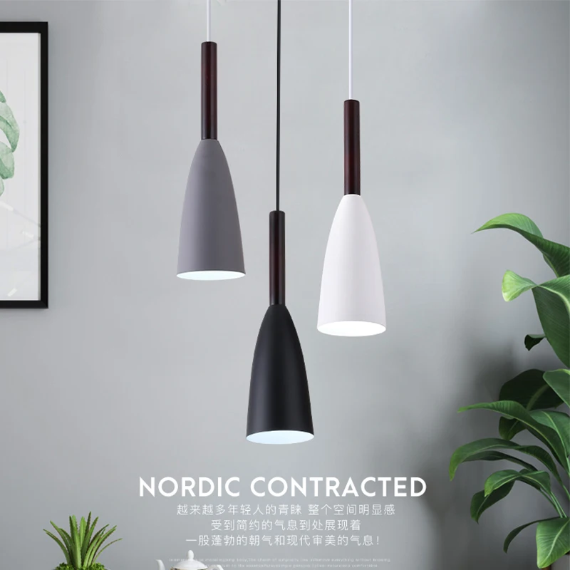 

Decoracion Hogar Moderno Pendant Lights Loft Home Decoration Accessori Nordic Lamp Muebles De Sala Casa Moderna Japanese Wood