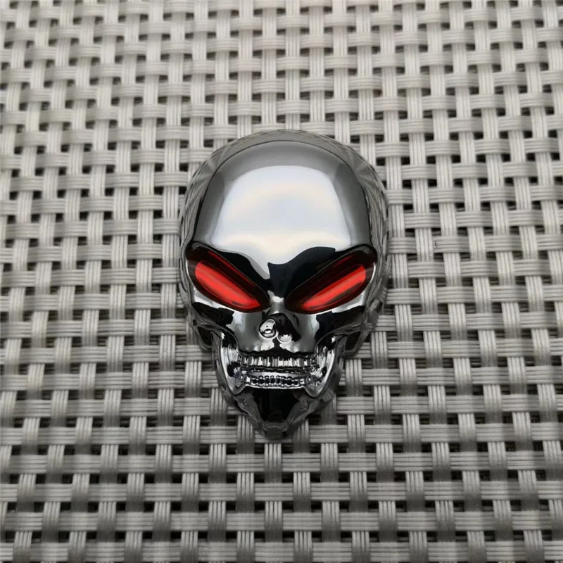 Universal 3D Skull Moto Stickers Motorcycle Truck Car Emblem Demon Decals Motorcycles Sign Scooter Autocycle Decoration