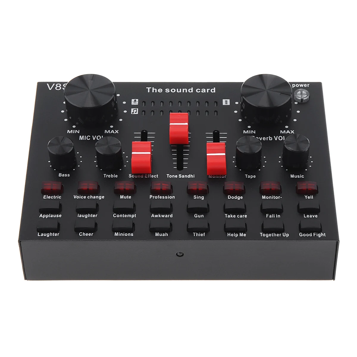 USB External Sound Card Headset Microphone Webcast Live Broadcast Multi Speaker Surround 3D for PC Computer Smartphone