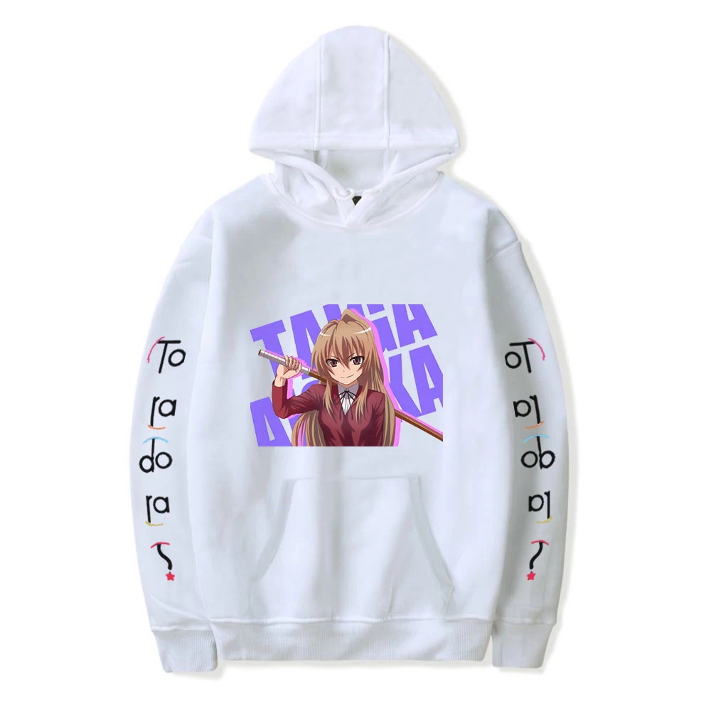 Anime Toradora Baumwolle Polyester Hoodie Sweatshirt Männer/Frauen Mode Druck Streetwear Hoodies Herbst Winter Mit Kapuze Sweatshirt