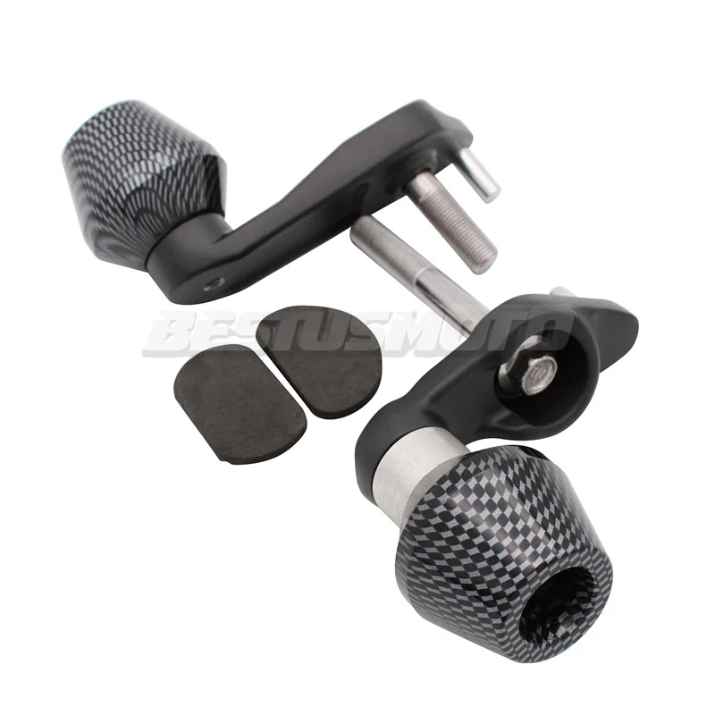 Motorcycle Black & Carbon Frame Sliders Crash Falling Protection For Yamaha YZF-R1 YZFR1 YZF R1 2009- 2014 2010 2011 2012 2013