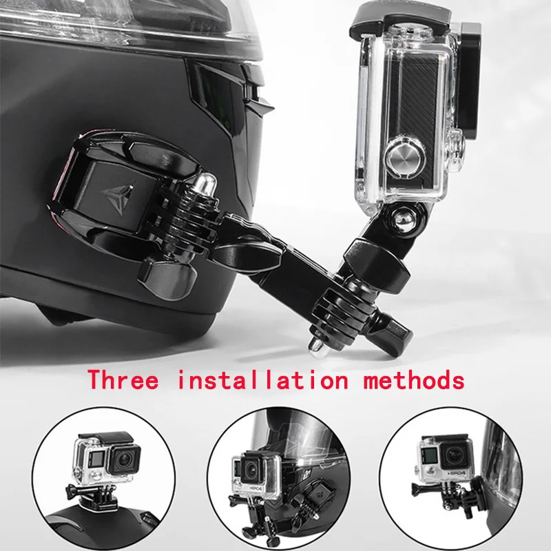 FOR Piaggio MP3 500 Beverly 300 BYQ 100T Medley Liberty 150 125 Moto Helmet Chin Stand Mount Holder Action Sports Camera Mount