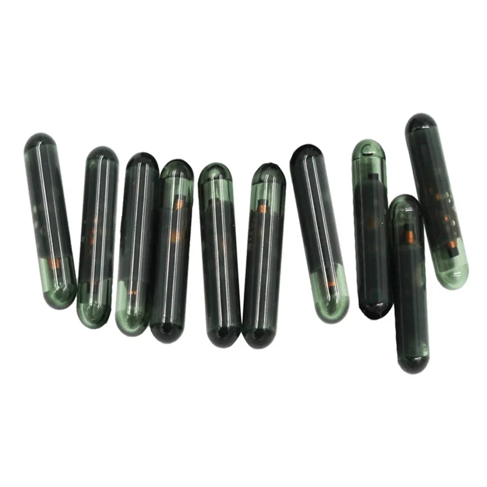 10 pz/lotto Chip chiave auto vuoto ID13 Chip chip Transponder in vetro ID 13 Chip per Audi per Fiat per Acura per Honda per Chevrolet