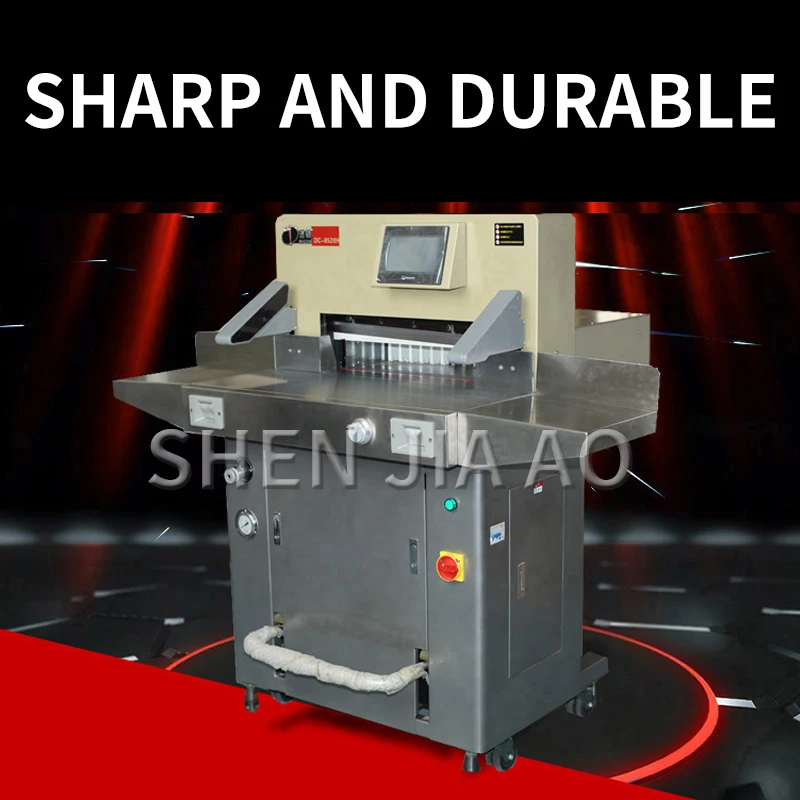 DC-8520TH Heavy Duty Hydraulic Programmable Paper Cutter Heavy Duty Paper Cutter Document Paper Cutter Double Hydraulic