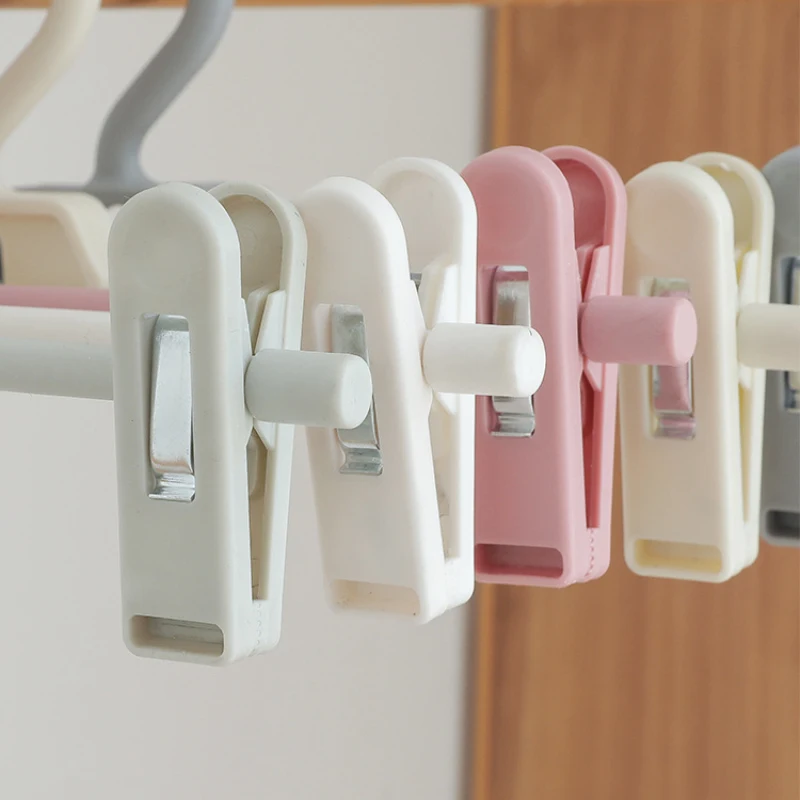 1pc Trousers Rack Clip Anti-Slip Clothespin Wardrobe Pants Clamp Clothes Hanger For Trouser Skirt Pants Closet Organizer