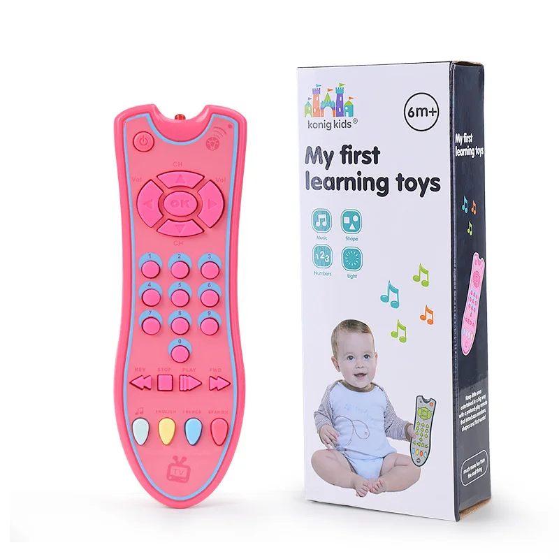 Baby Toys Smart Mobile Phone TV Remote Control Car Key Early Educational Toys Electric Numbers Learning Toy for Baby Stop Crying