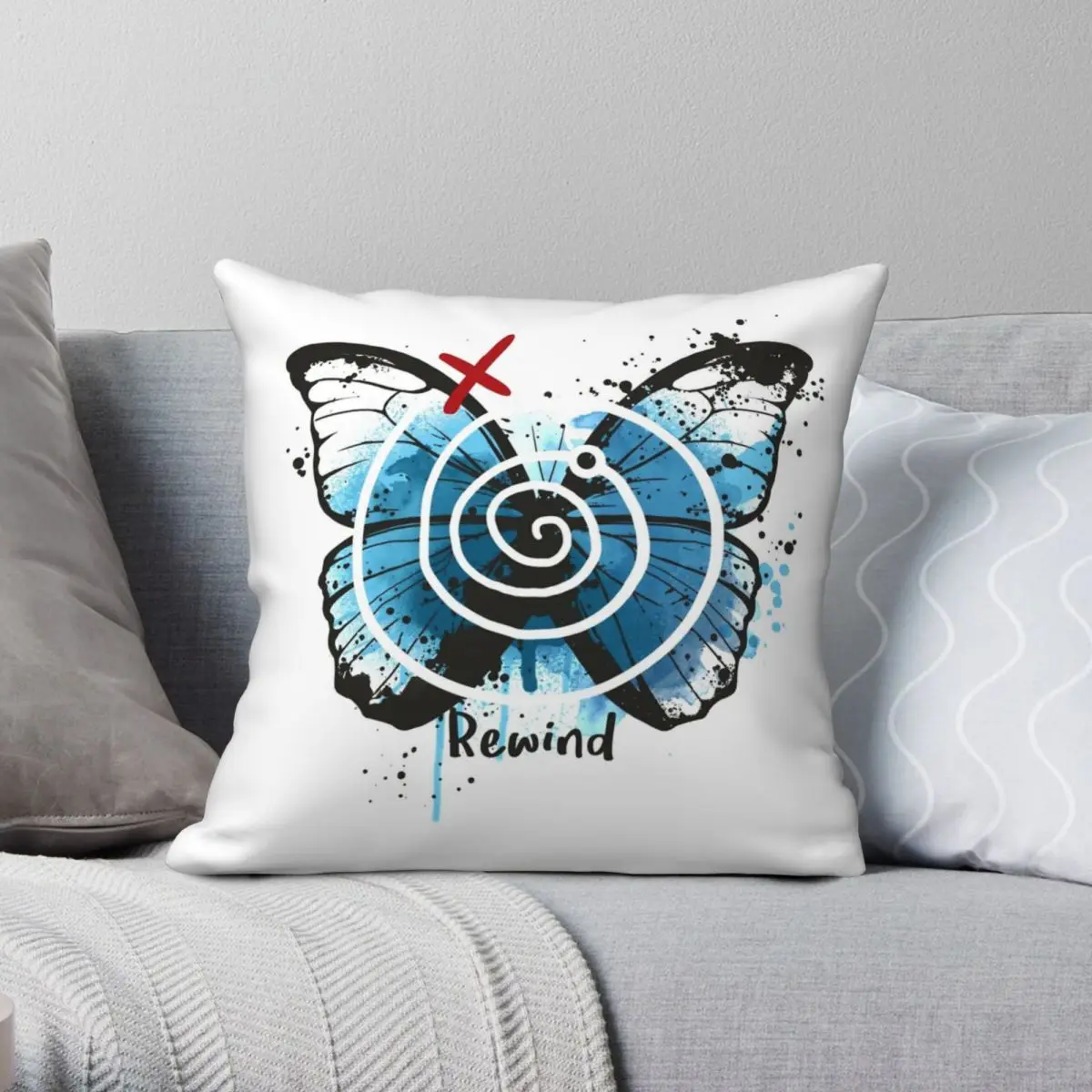 Rewind Life Is Strange Pillowcase Polyester Linen Velvet Pattern Zip Decor Throw Pillow Case Sofa Seater Cushion Cover 18