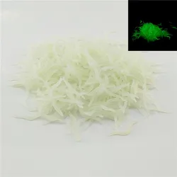 60pcs 4cm Fishing Silicone Luminous Simulation Smell Earthworm Lure Fish Soft Bait Red White Worms Isca Artificial Accessories