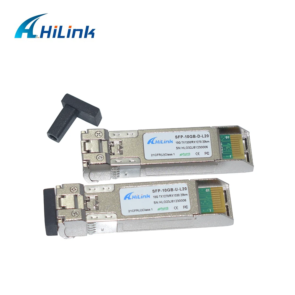 Free shipping! Fiber Optic SFP WDM 10G BIDI SFP+ 5km/10km/20km/40km/60km Tx1270/Rx1330nm DDM