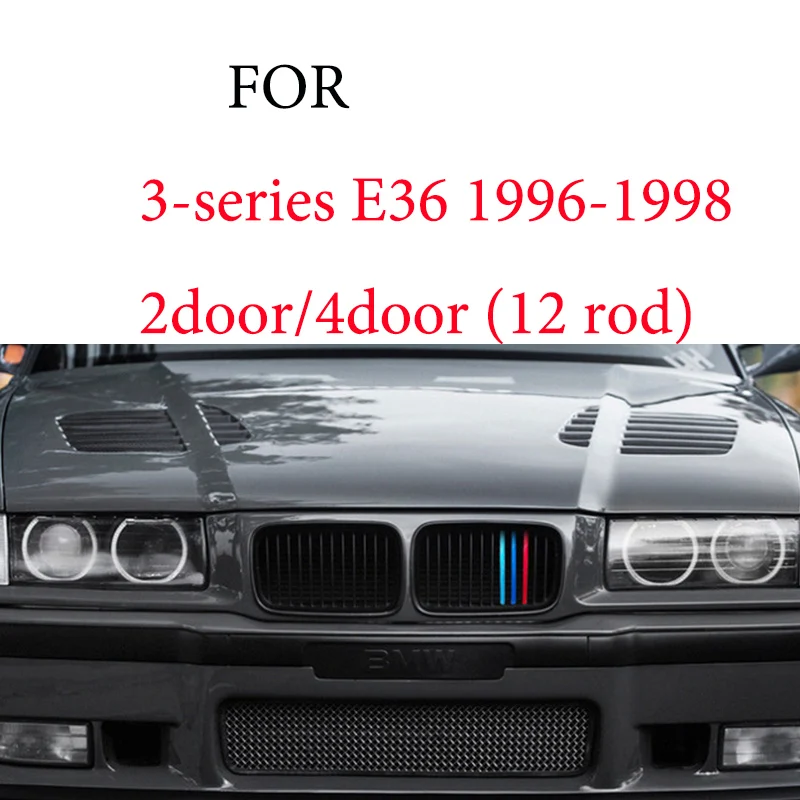 3Pcs Kühlergrill Trim Streifen Für BMW Serie 1 2 3 4 5 6 7 8X1 X2 X3 X4 X5 X6 X7 Z4 E46 E90 F30 E60 E81 F20 F45 F36 F10 F48 F25