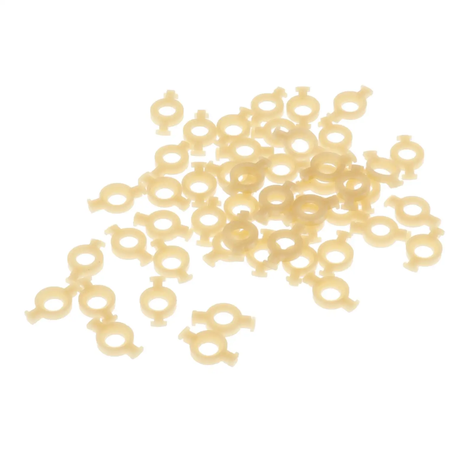 50 Pieces Plastic Trumpet Valve Guides Holder Replacement Parts Accessories