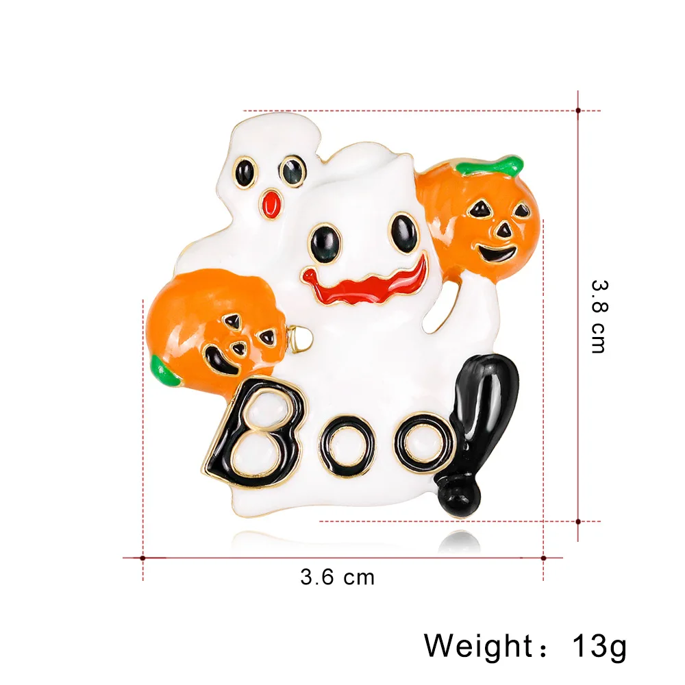 Mixed Styles 100pcs/Halloween Series  BOO Brooch pin Funny designs