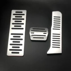 For Audi Q3 8U A3 8P A1 TT LHD Car Accessories  Accelerator Brake Foot Rest Pedal Pads Gas Car Styling