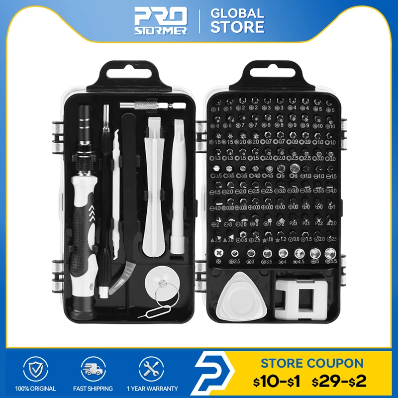 115 In 1 Screwdriver Set Torx Hex Precision Screwdriver Multifunctional Repair Hand Tools Computer Phone Repair Tools PROSTORMER