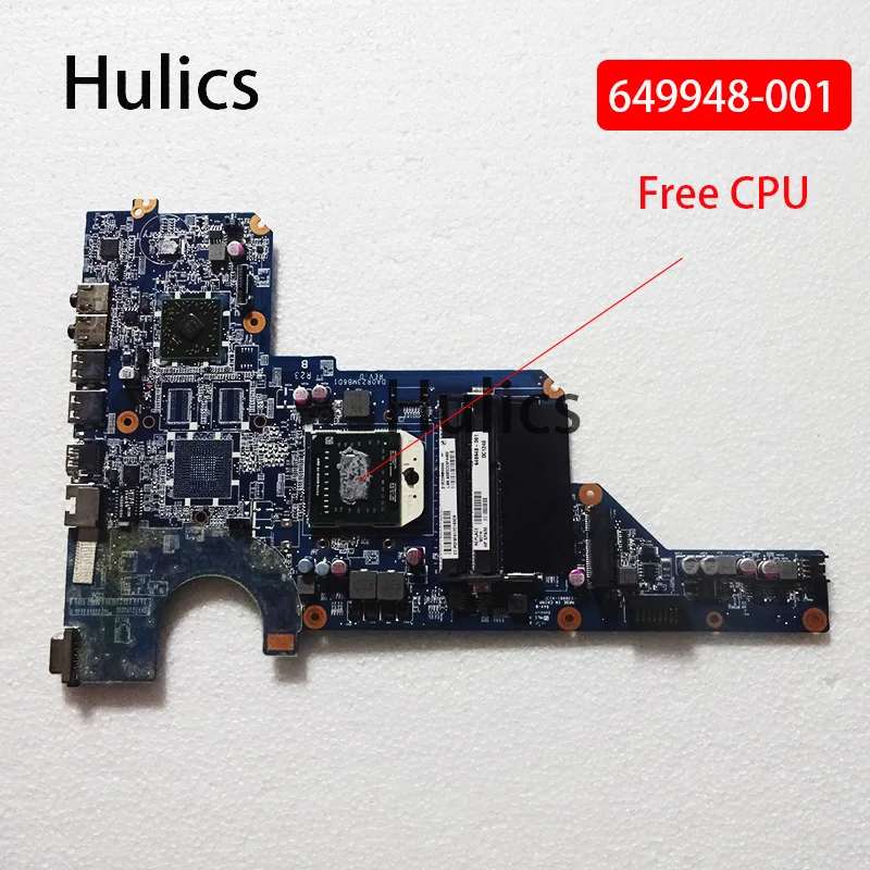 

Hulics Used Laptop Motherboard For HP Pavilion G4-1000 G6-1000 G7-1000 G6 G4 G7 649948-001 DA0R23MB6D1 DA0R23MB6D0 Mainboard