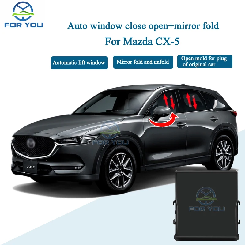 FORYOU Zdalne Sterowanie Samochodem Automatyczne Inteligentne Zamykanie i Otwieranie Okien Składanie Lusterka Zestaw Moduł Do Mazda Cx-5 CX5 Mazda 6 Atenza 2012-2023