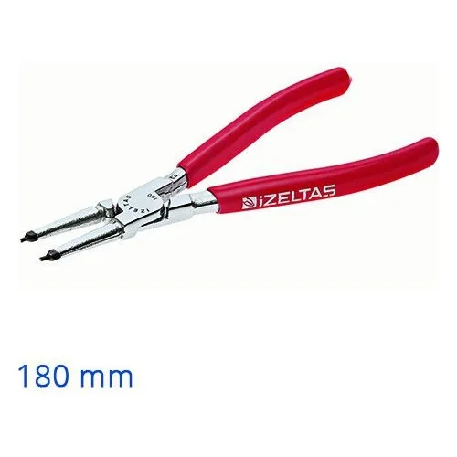 İzeltaş Internal Circlip Plier Yaysiz Straight 180 Mm