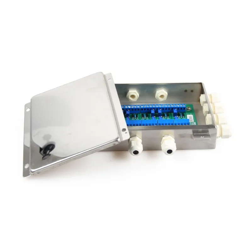 

Stainless steel junction box Loadometer junction box weighing sensor 4/6/8/10 line Analog digital junction box