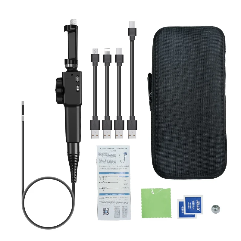 Multifunctional Steering Endoscope USB Articulating Borescope Photo Taking & Video Recording Pipe Camera With 1m Snakelike Tube