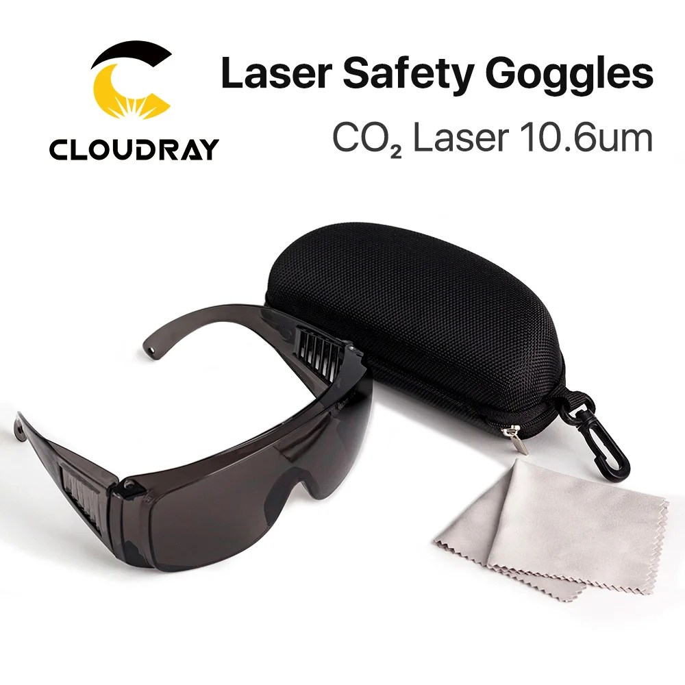 Cloudray 10600nm Laser Safety Goggles Style B Shield Protection OD6+ CE For CO2 Laser Cutting Engraving Machine