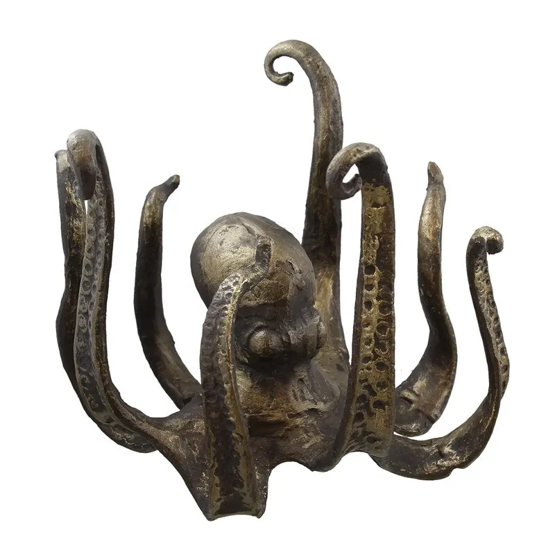 Portabicchieri Octopus, portabicchieri da tè, grande Topper da tavolo decorativo in resina octopper/statua Drop Shipping