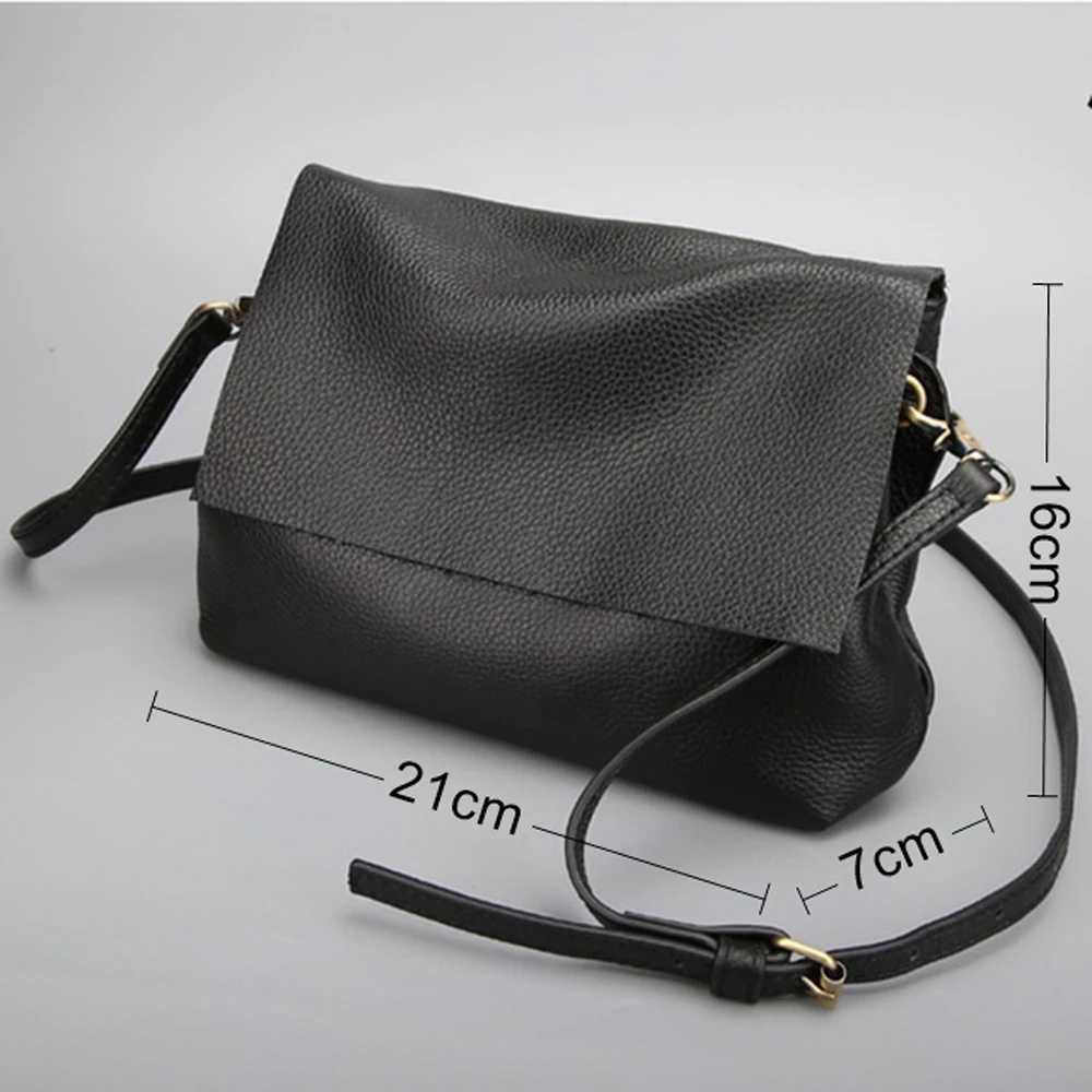 Leather Contracted  Leisure  Luxury Handmade Brand Women's Handbags   High Quality  Shoulder Bags