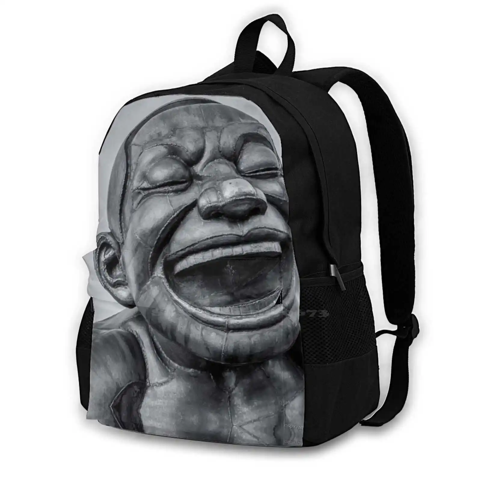 A-Maze-Ing Laughter 14-Black And White Backpack For Student School Laptop Travel Bag Https Www Etsy Com Shop Mspixvancouver