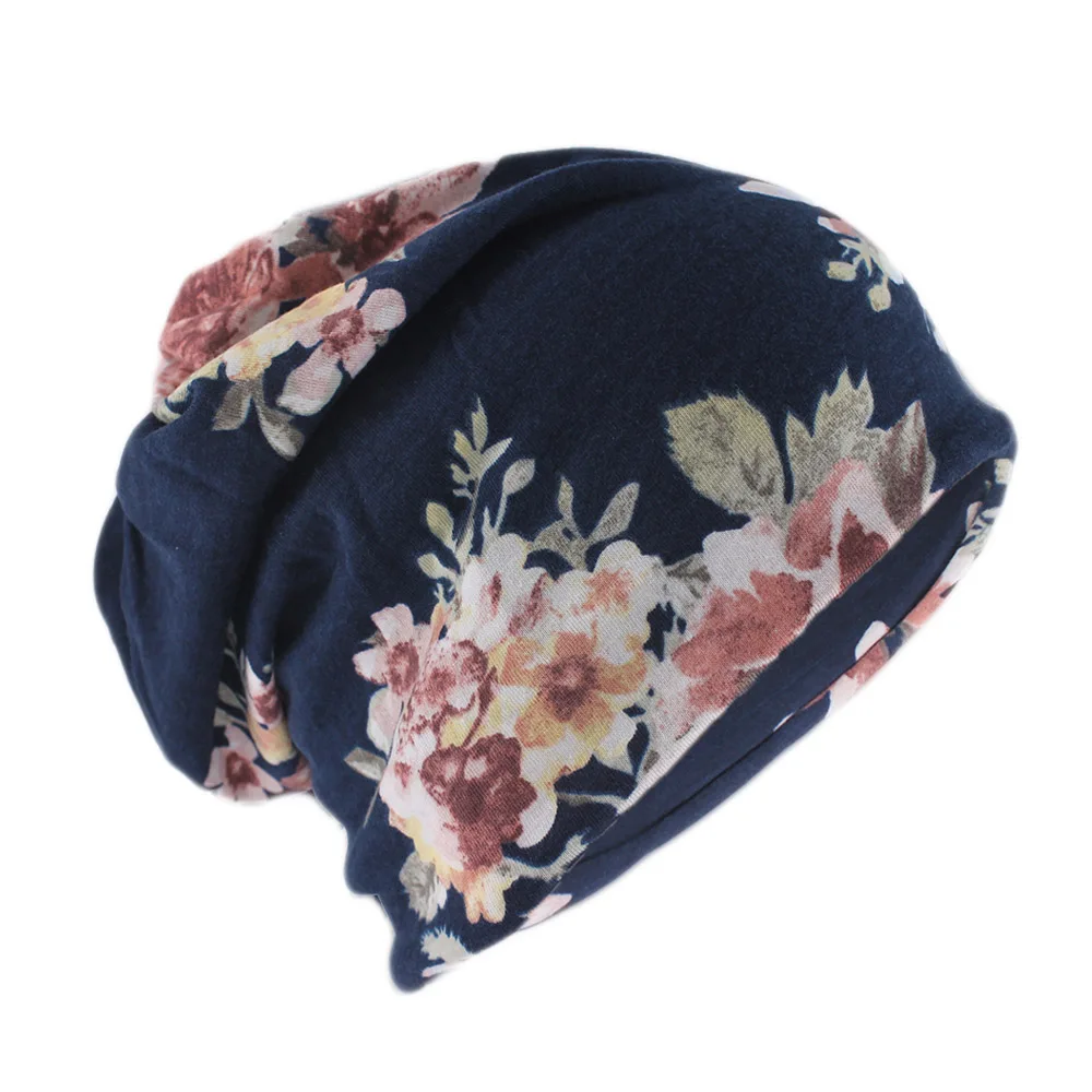 New Top Fashion Spring Autumn Women Beanies Skullies Hat For Female Scarf Double Used Casual Bonnet Hip Hop Colorful Gorras