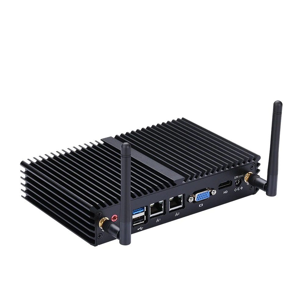 Imagem -04 - Qotom-fanless Mini pc Industrial com Bay Trail Processador N2930 Onboard Quad Core 1.86 Ghz Ram Ddr3 Msata Ssd