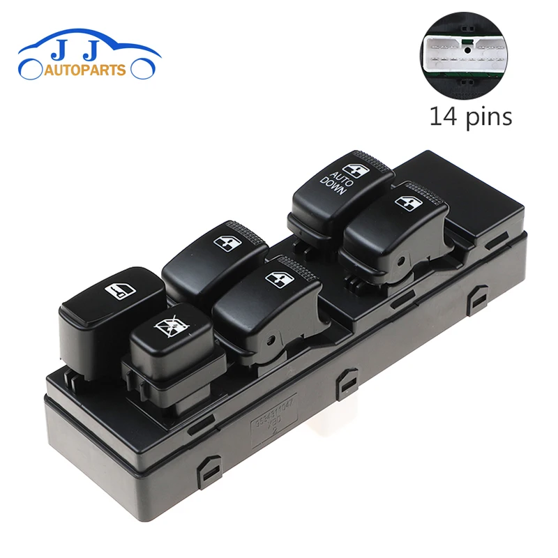 Nowy 93501-H1120 93501H1120 przedni lewy przełącznik głównego elektrycznego okna kierowcy po stronie kierowcy dla Hyundai Terracan 2001-2006